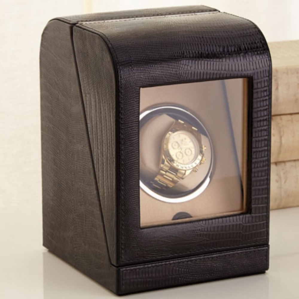 Renzo Romagnoli SINGLE WATCH WINDER BOX (New)